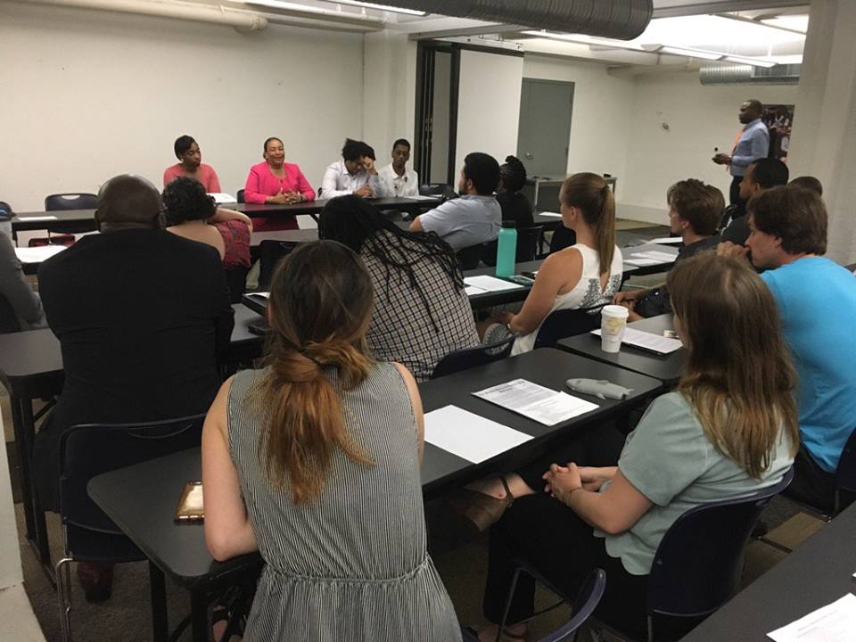 Director Carter at the Young Democrats Meeting